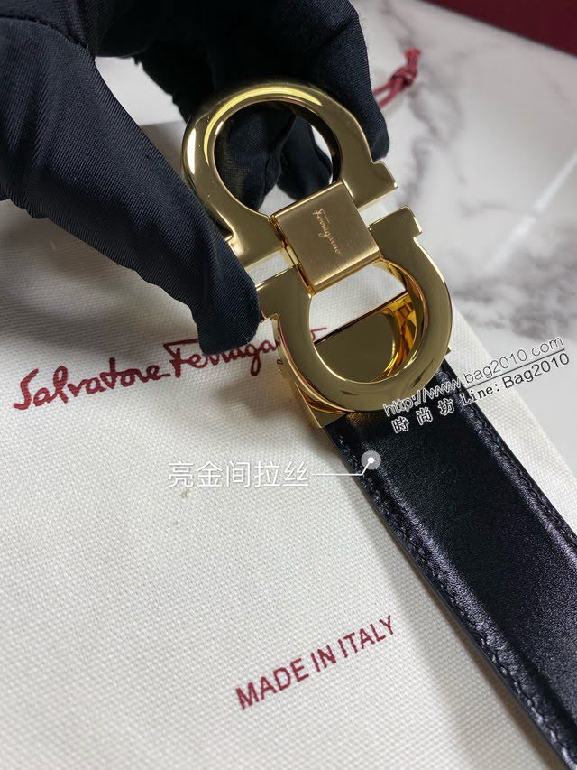 菲拉格慕男士皮帶 Ferragamo雙面可調式GANCINI腰帶  jjp1795